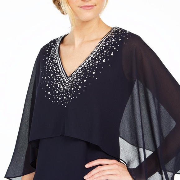 Vince Camuto Navy blue dress 2P NWT $168 - Picture 5 of 5